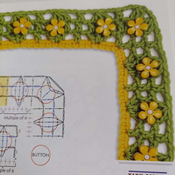 Around the Corner Crochet Borders: 150 Colorful, Creative Edging Designs - GOOD - Picture 12 of 13